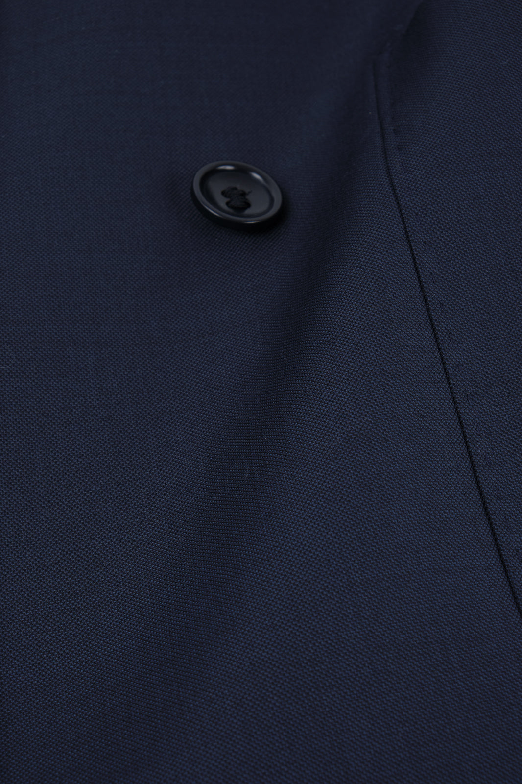 Double-breasted suit with patch pocket - Navy end-to-end