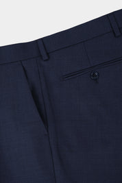 Double-breasted suit with patch pocket - Dark blue