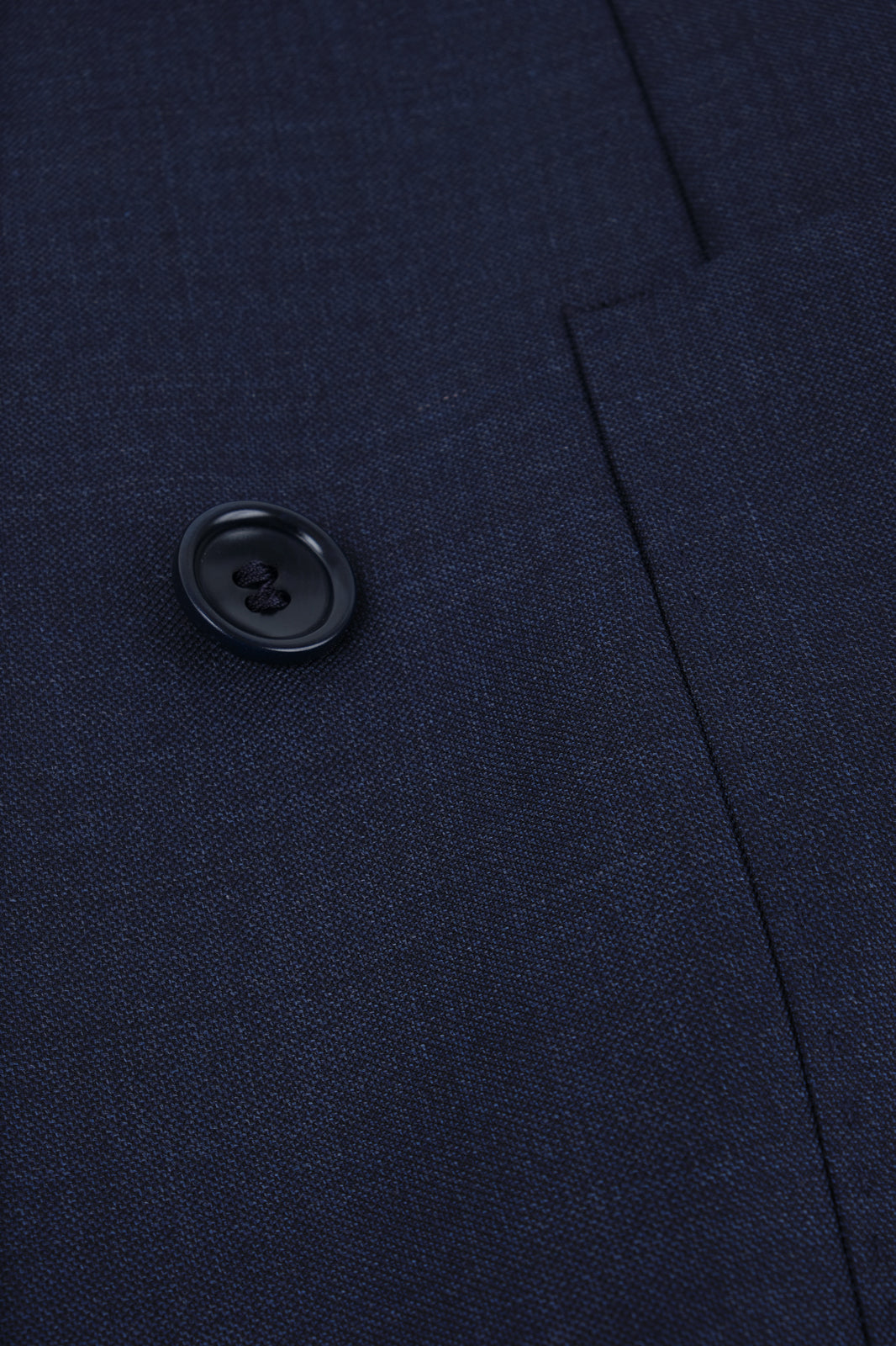 Double-breasted suit with patch pocket - Dark blue