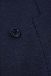 Double-breasted suit with patch pocket - Dark blue