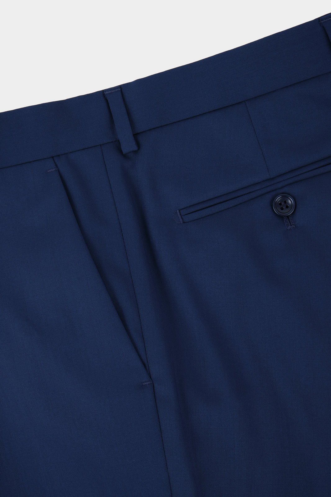 Double-breasted suit with patch pocket - Blue