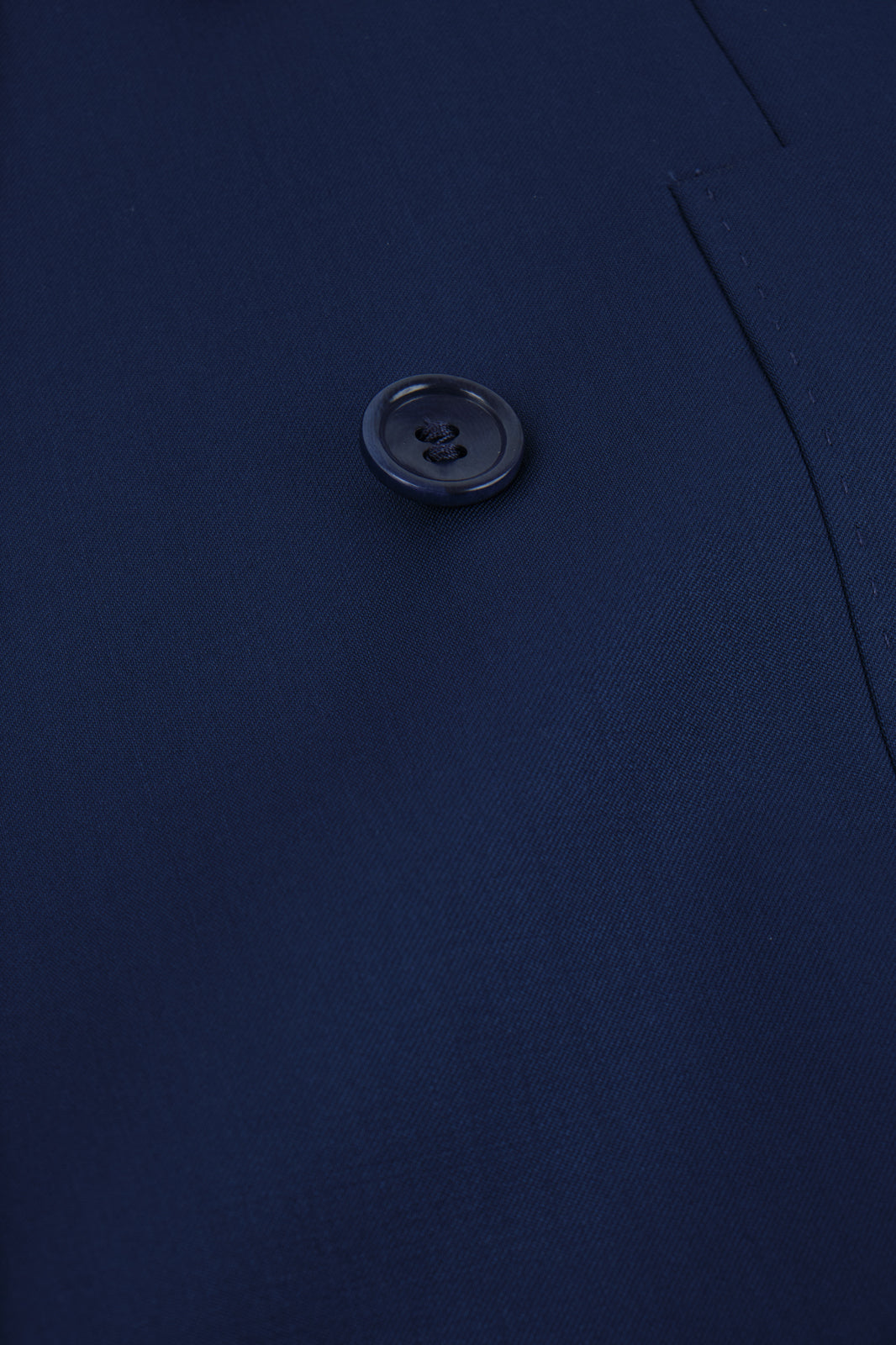 Double-breasted suit with patch pocket - Blue