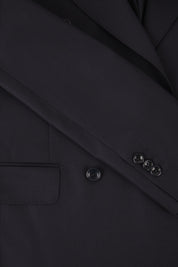 Costume croisé poche à rabats - Marine