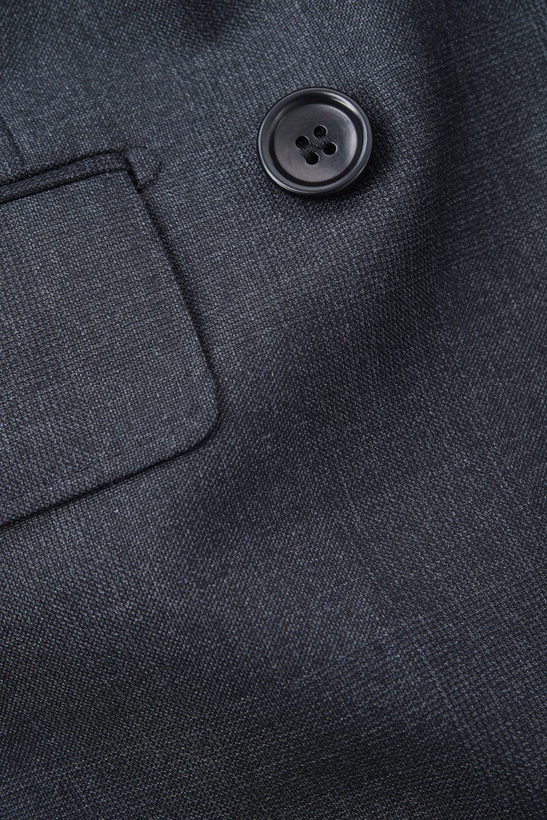 Prince of Wales double-breasted suit - Charcoal gray