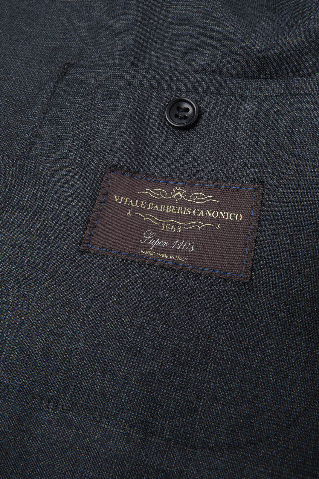 Prince of Wales double-breasted suit - Charcoal gray
