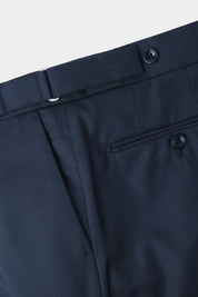 Arrow lapel suit and drawstring trousers - Navy