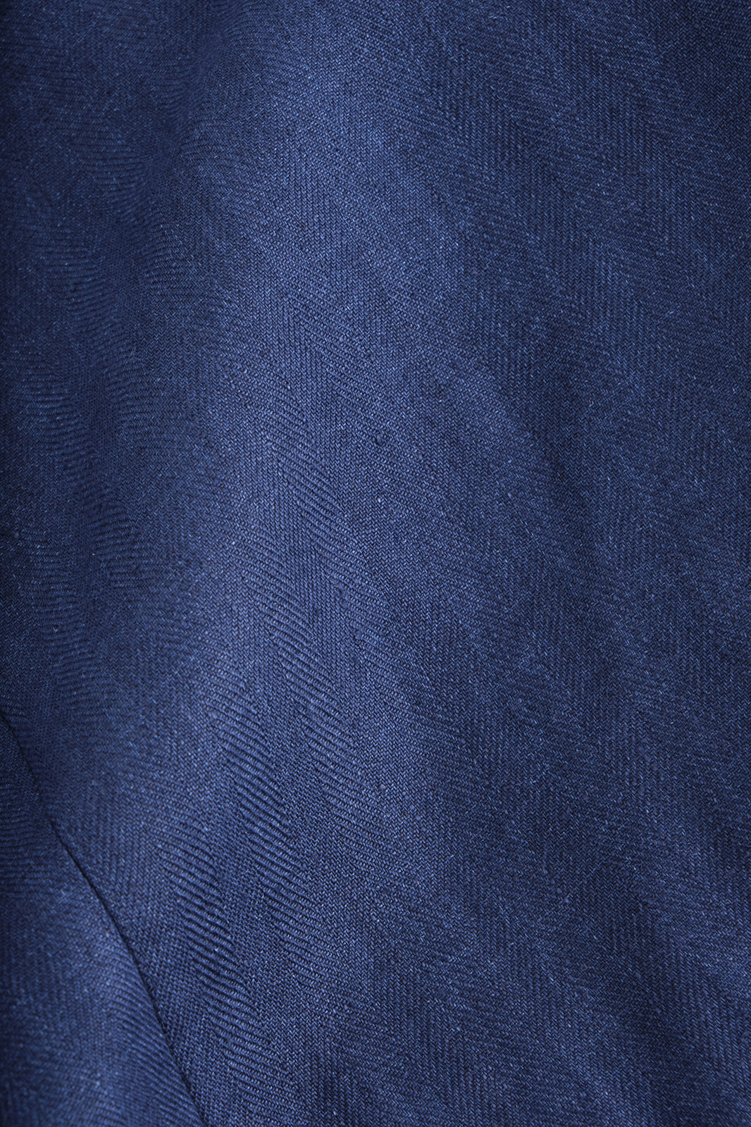Linen jacket with patch pocket - Navy