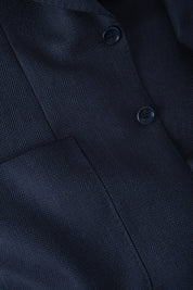 Braided Blazer - Light Navy