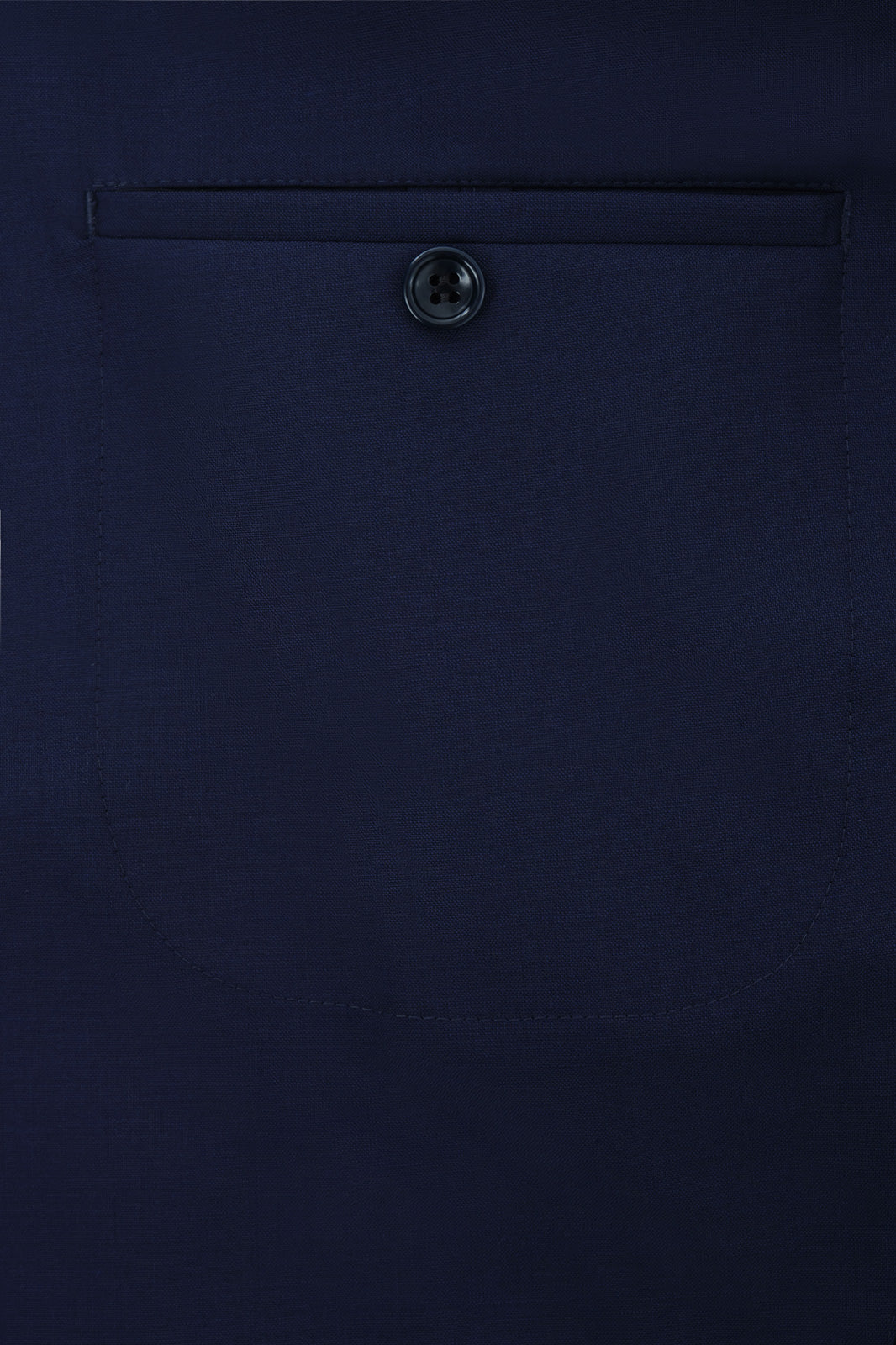Double-breasted suit with patch pocket - Blue