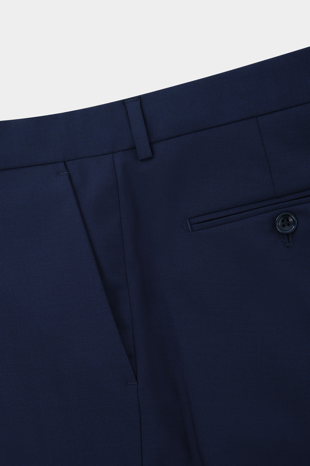 Double-breasted suit with patch pocket - Blue