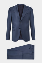 Arrow lapel suit with ticket pocket - Navy