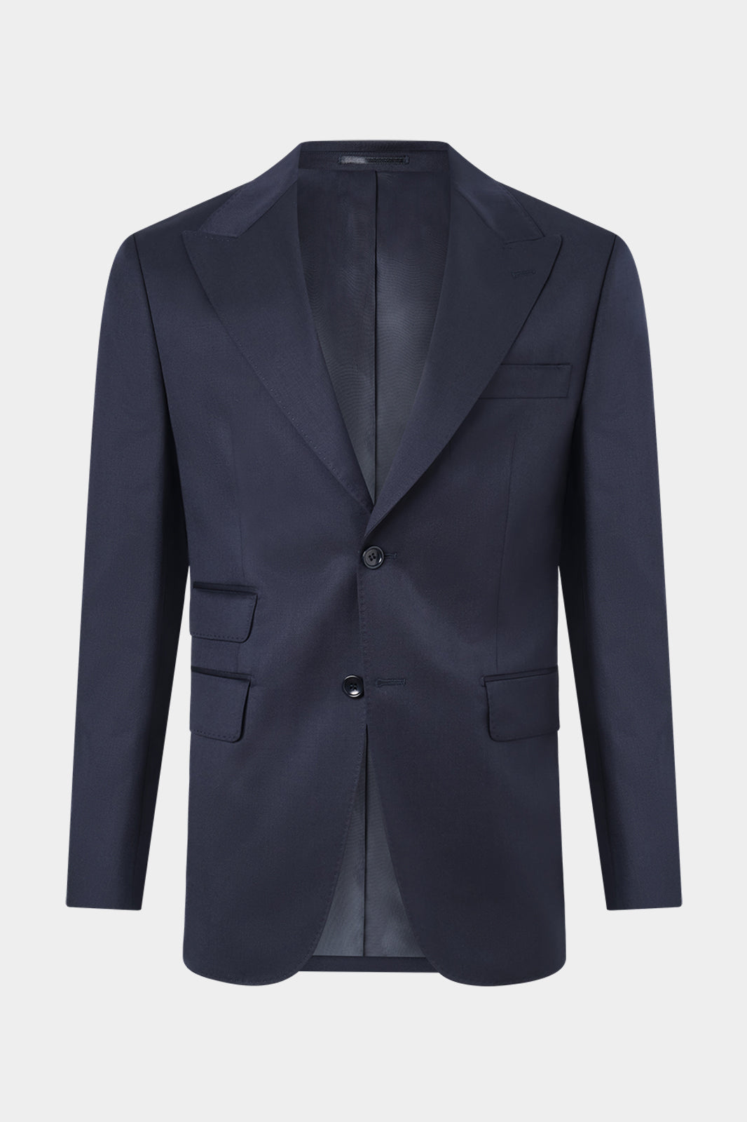 Arrow lapel suit with ticket pocket - Dark blue