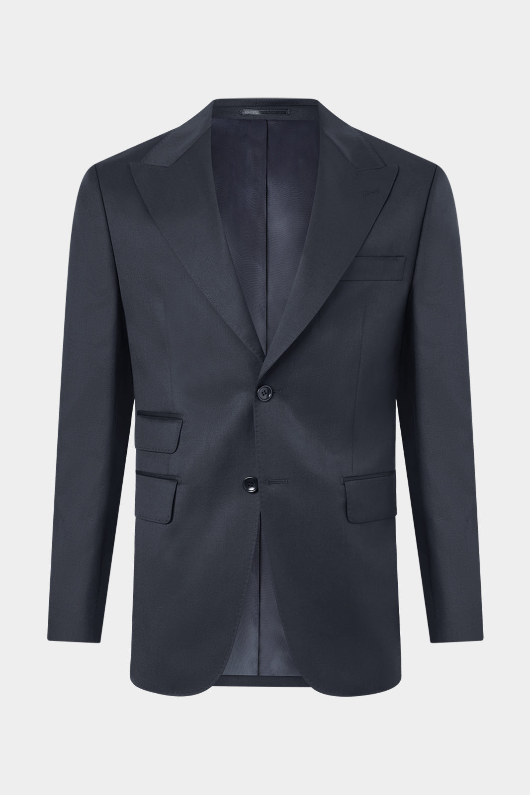Arrow lapel suit with ticket pocket - Black