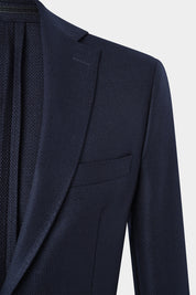 Braided Blazer - Navy