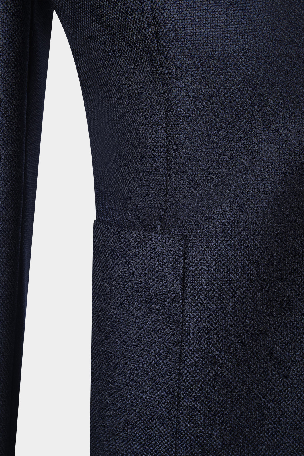 Braided Blazer - Navy