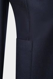 Braided Blazer - Navy