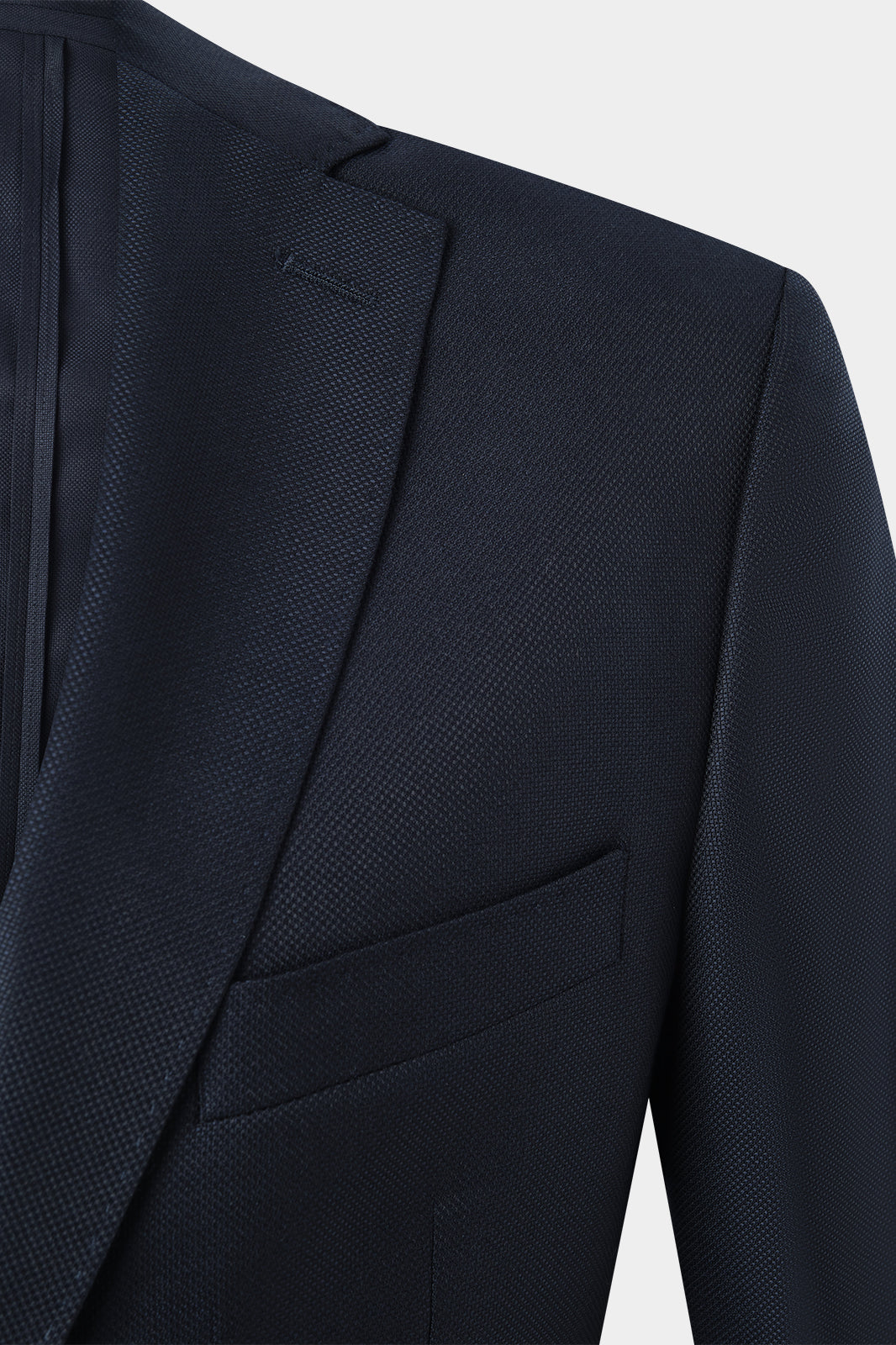 Small braided blazer - Dark navy