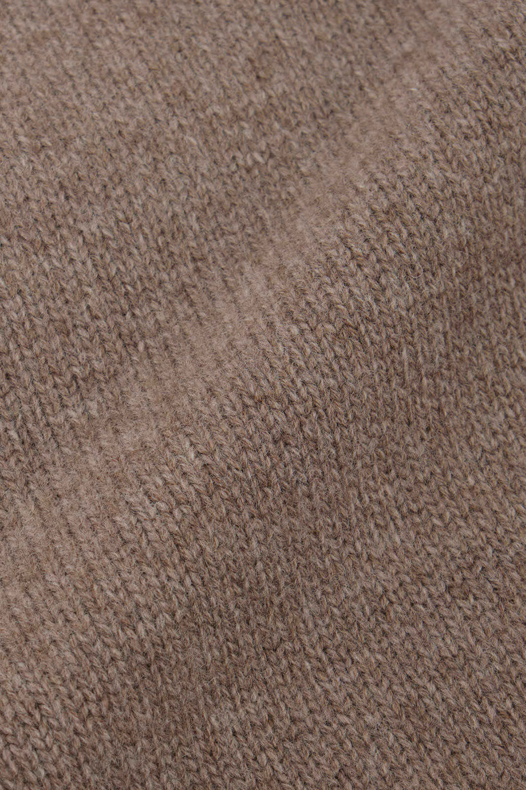 Gilet grosse maille à poche - Taupe