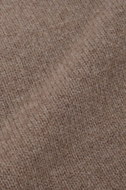 Gilet grosse maille à poche - Taupe