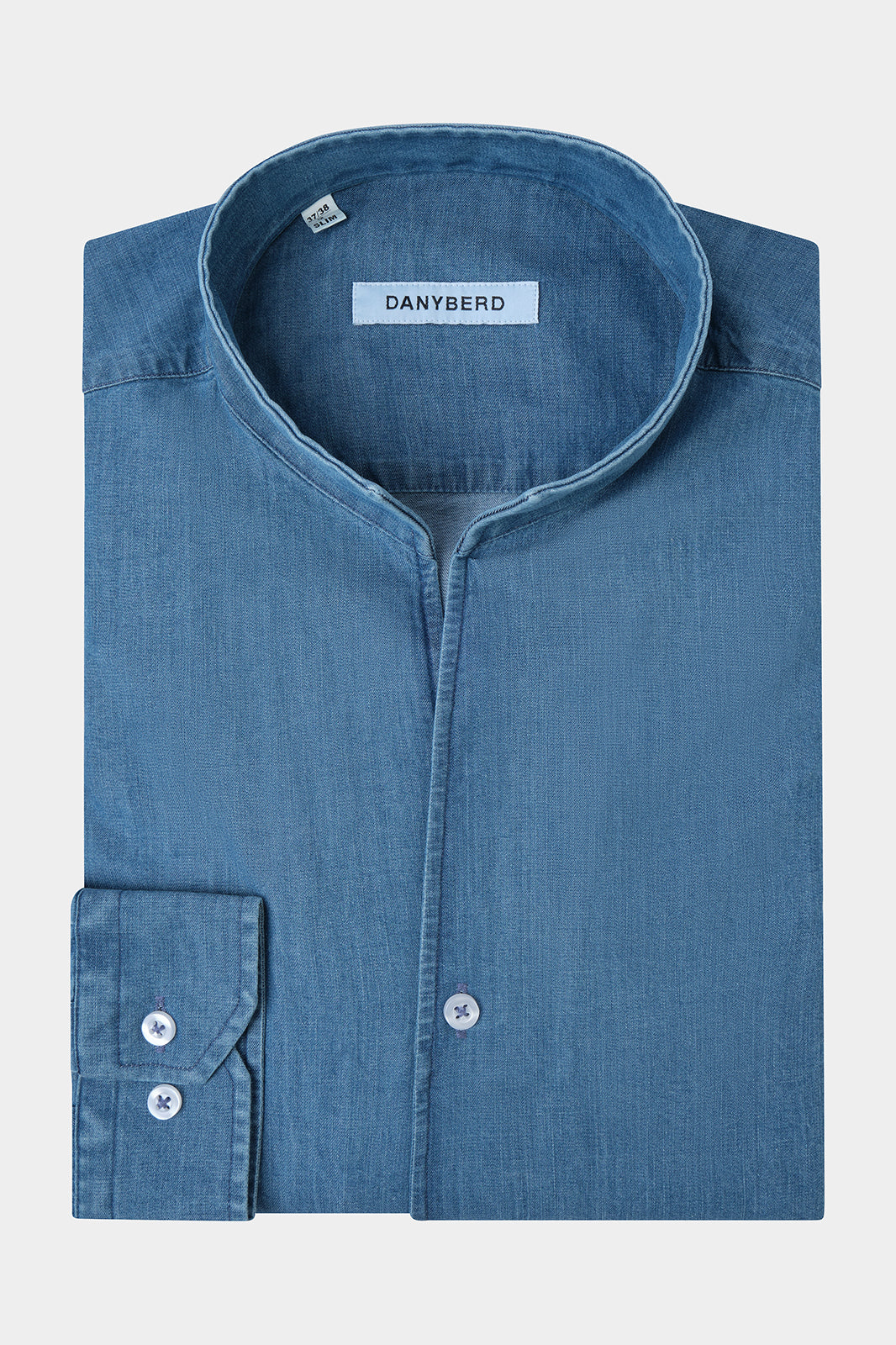 Chemise col indien Jeans Danyberd1