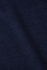 Joie round neck linen t-shirt - Navy