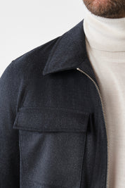 Good flannel jacket - Anthracite gray