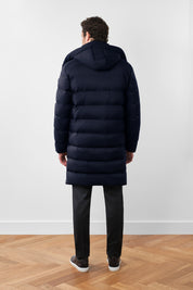 Long down jacket - Navy