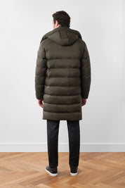 Long down jacket - Khaki