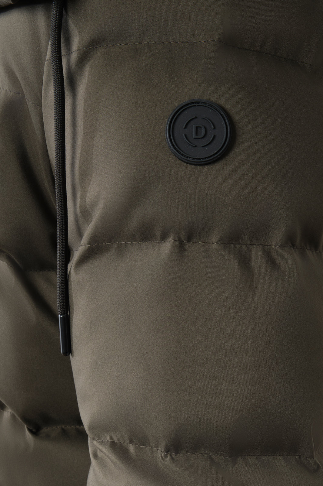 Long down jacket - Khaki