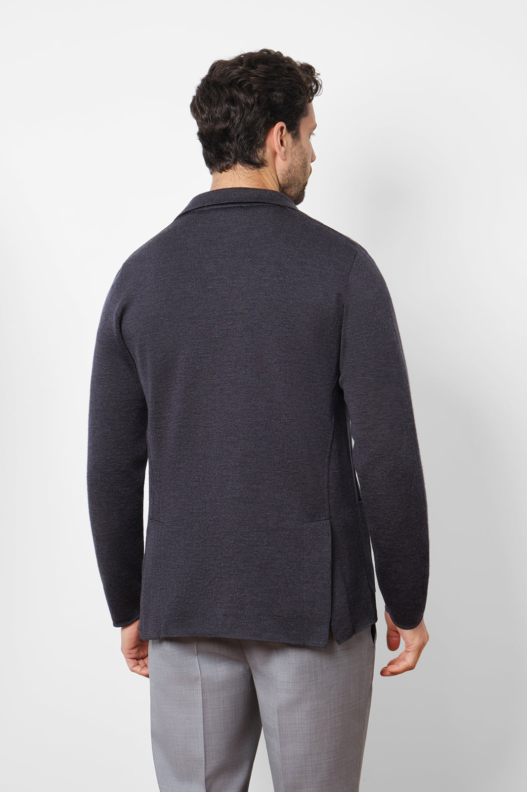 Knitted jacket - Grey