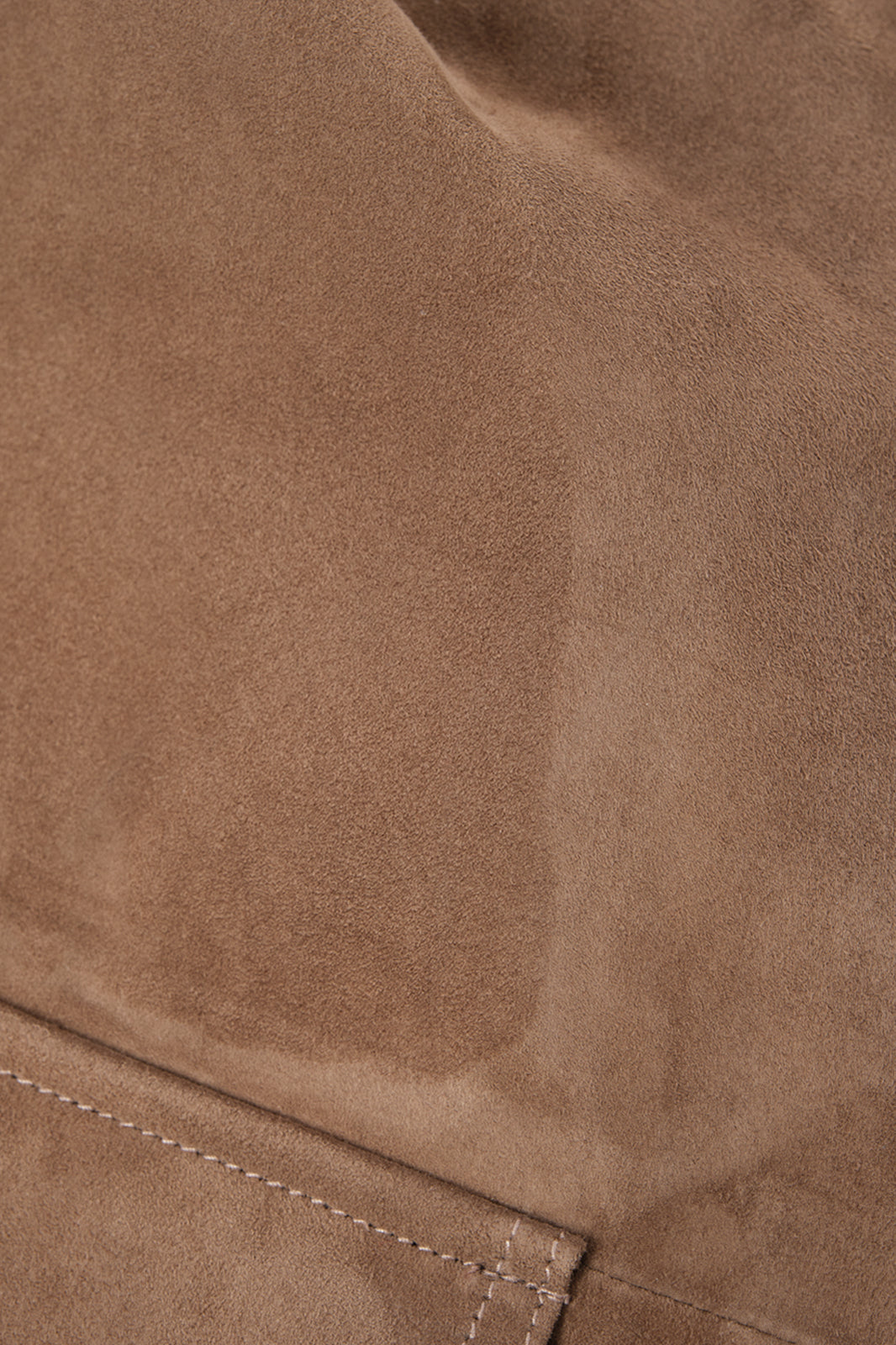 Zipped leather jacket - Hazelnut