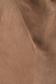 Zipped leather jacket - Hazelnut