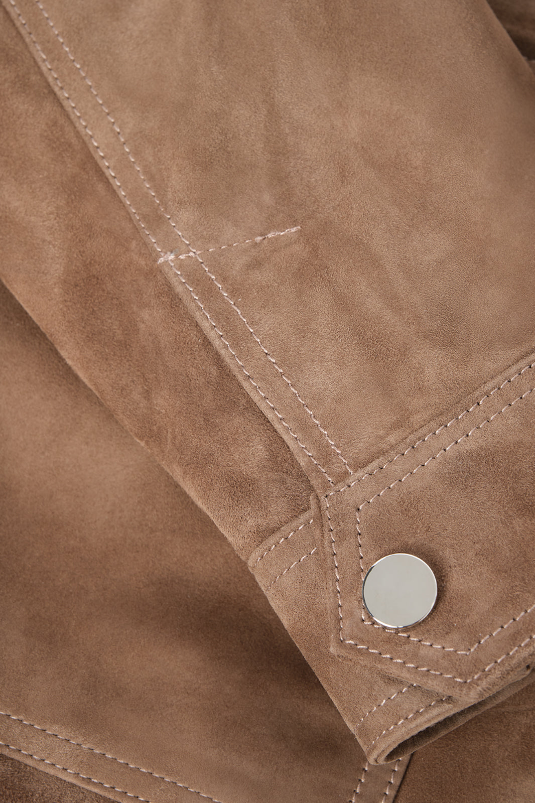 Zipped leather jacket - Hazelnut