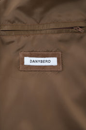 Zipped leather jacket - Hazelnut