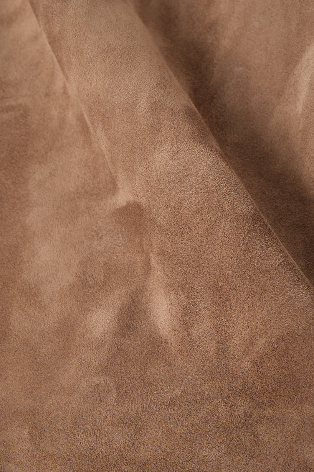 Zipped leather jacket - Hazelnut