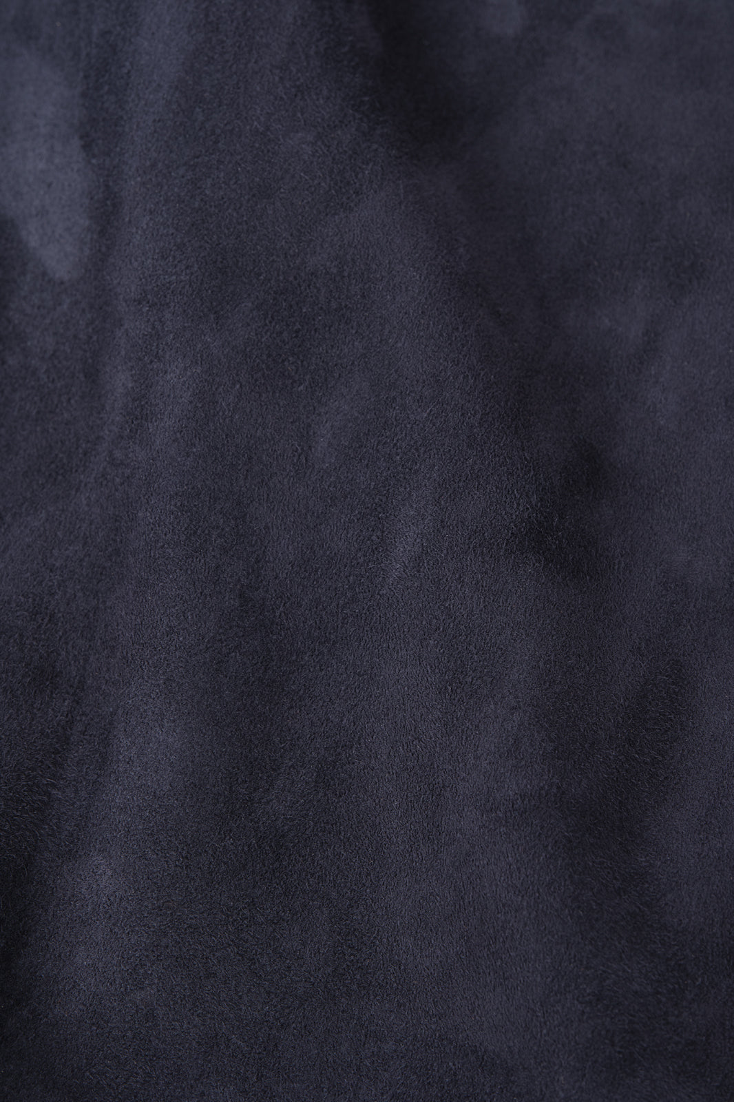 Zipped leather jacket - Navy