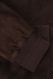 Buttoned leather jacket - Brown