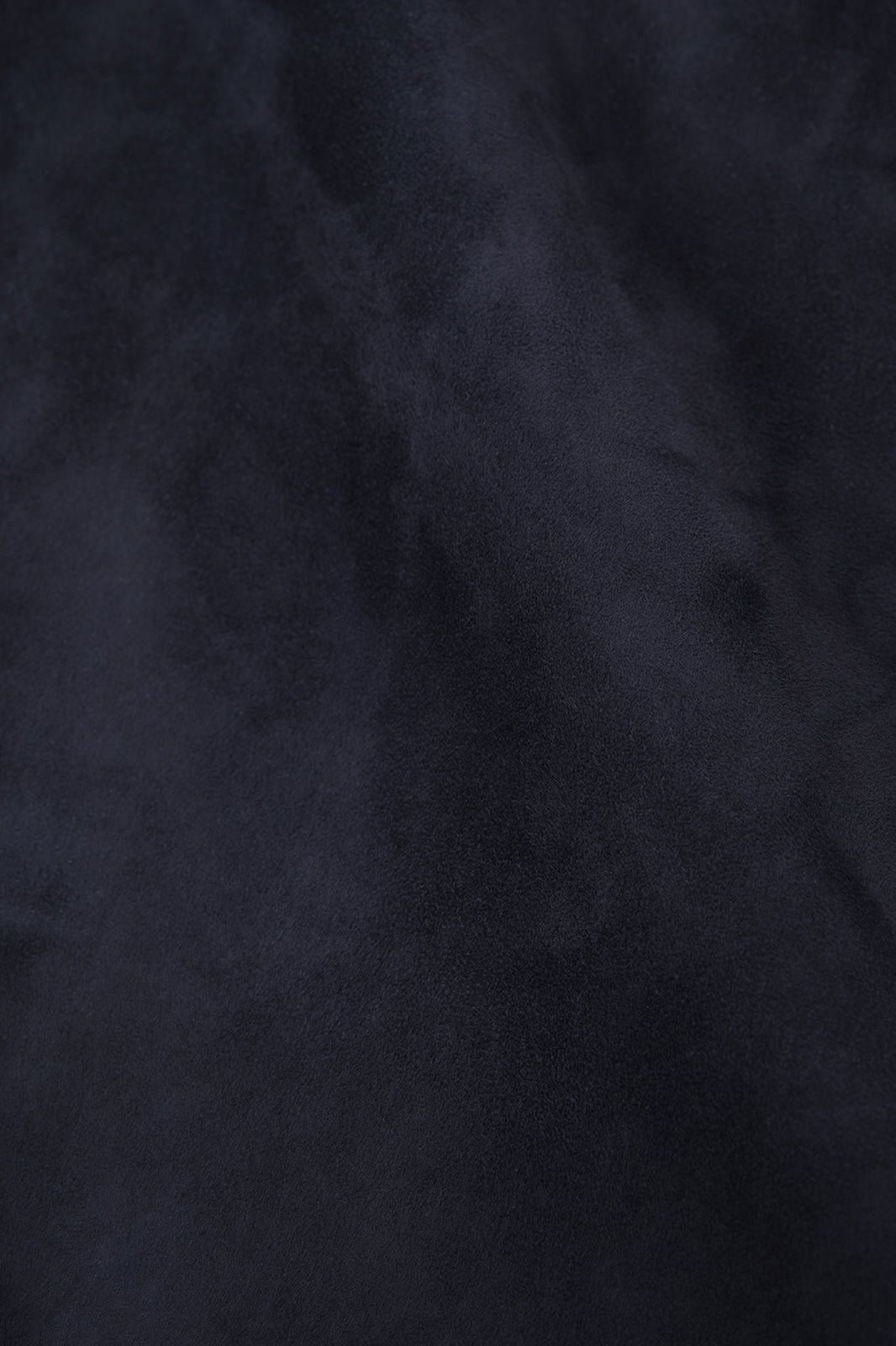 Buttoned leather jacket - Navy