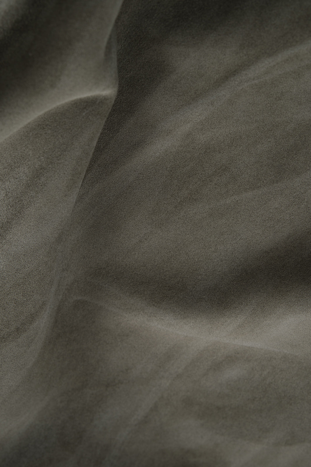 Hooded zipped leather jacket - Taupe