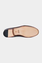 Tasseled leather loafers with thin leather sole - Brown