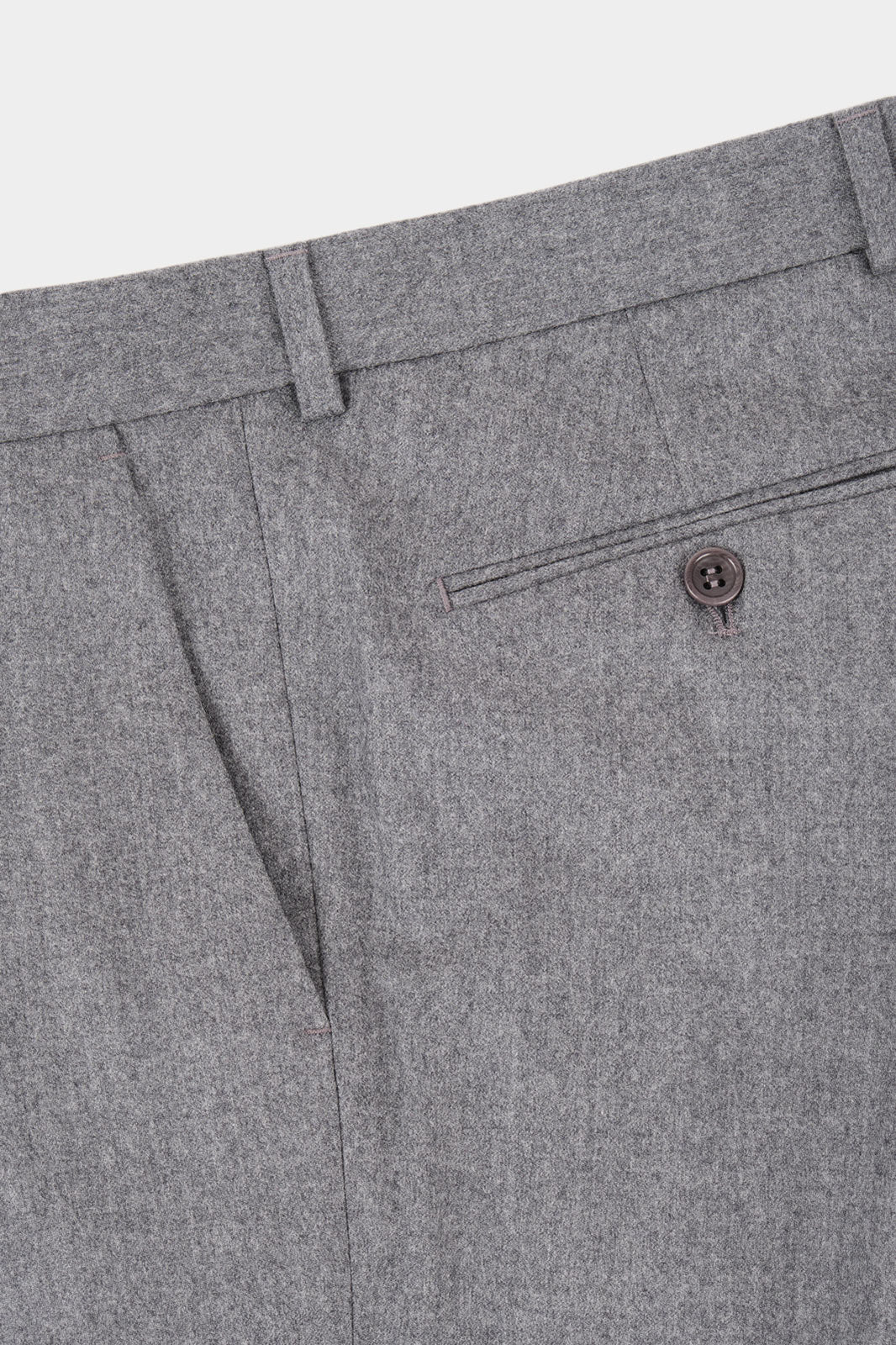 Pantalon classique flanelle - Gris clair