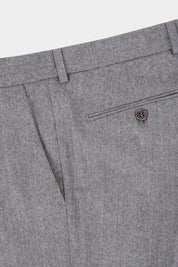 Pantalon classique flanelle - Gris clair