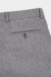 Pantalon classique flanelle - Gris clair