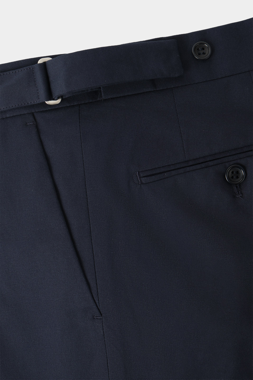 Cotton pants with drawstring - Navy