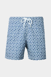 Photo fond blanc d'un maillot de bain Danyberd avec taille élastique, cordon de serrage et embouts en métal finition mate