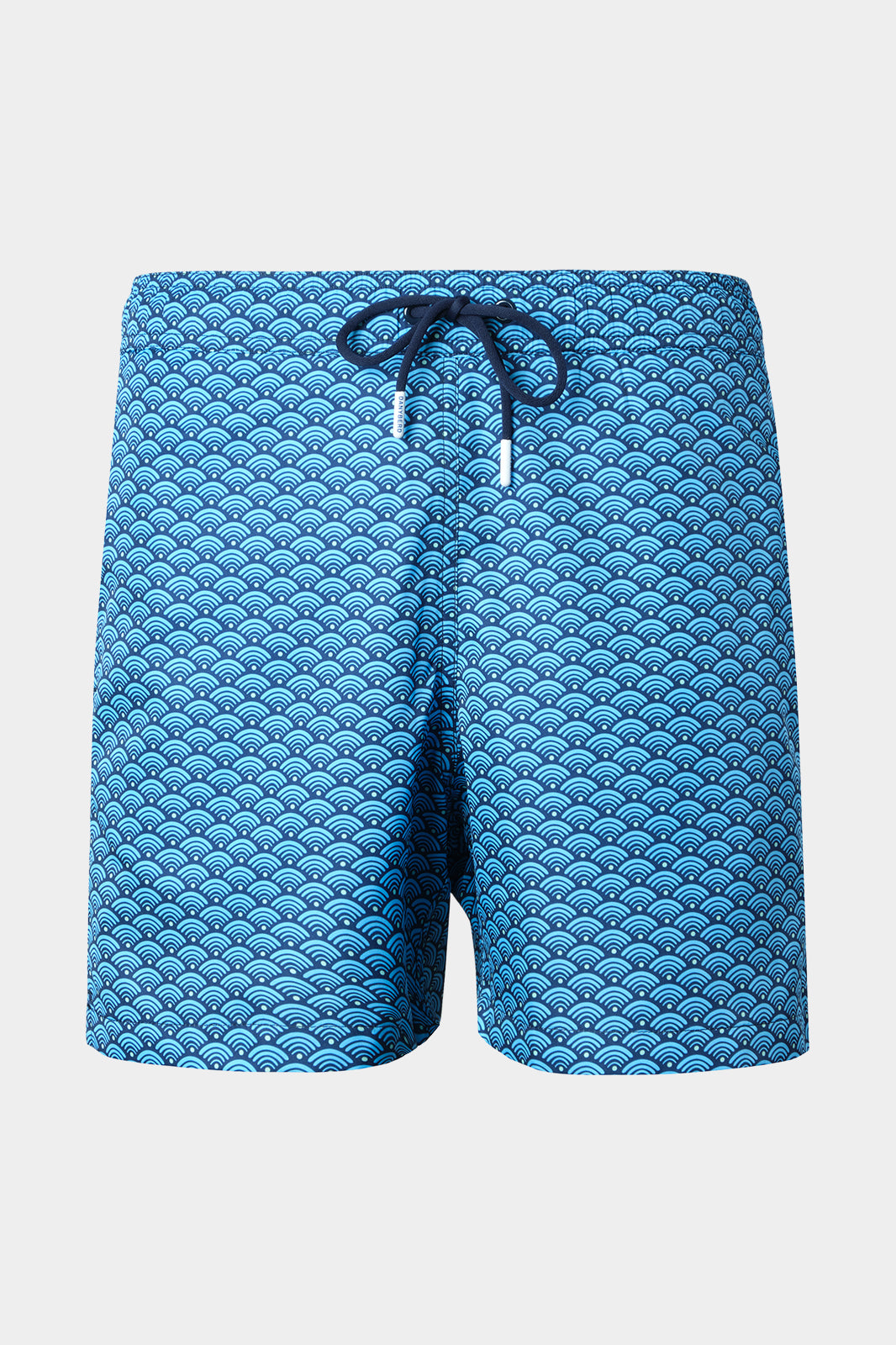 Photo fond blanc d'un maillot de bain Danyberd avec taille élastique, cordon de serrage et embouts en métal finition mate