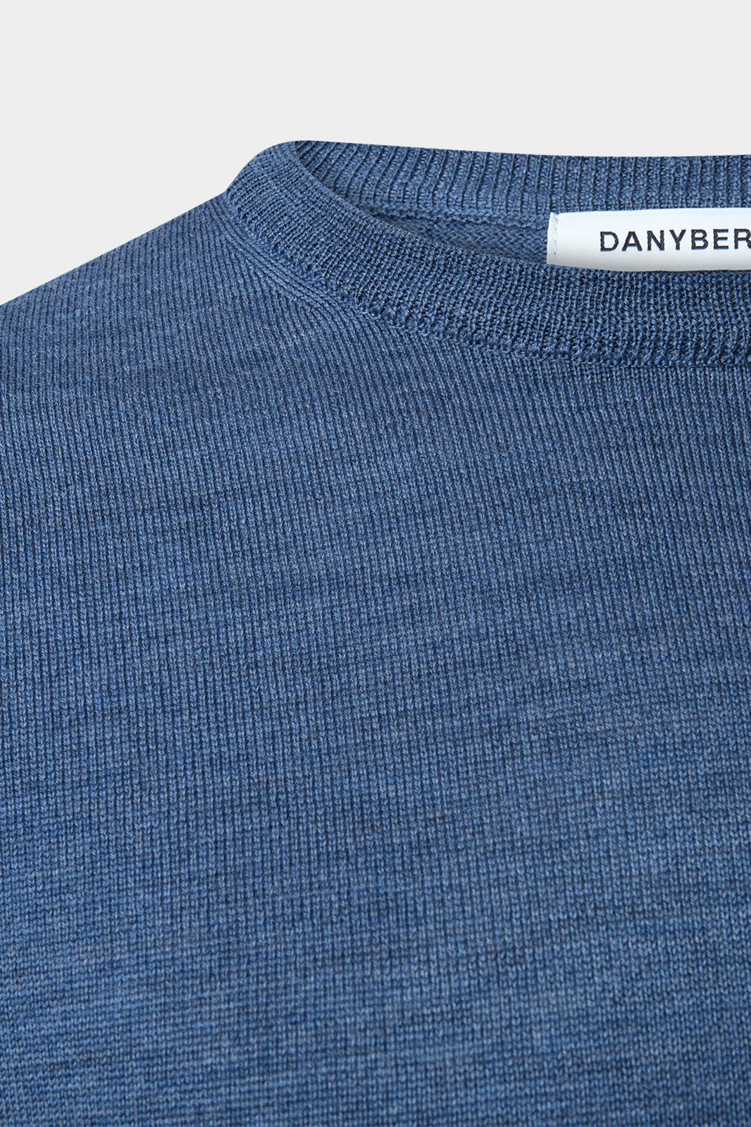 Round neck sweater - Blue jeans