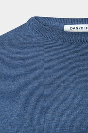 Round neck sweater - Blue jeans