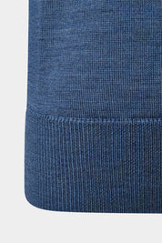 Round neck sweater - Blue jeans