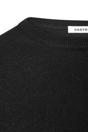 Round neck sweater - Black